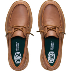 Sienna Boat Leather  Damen - Cognac