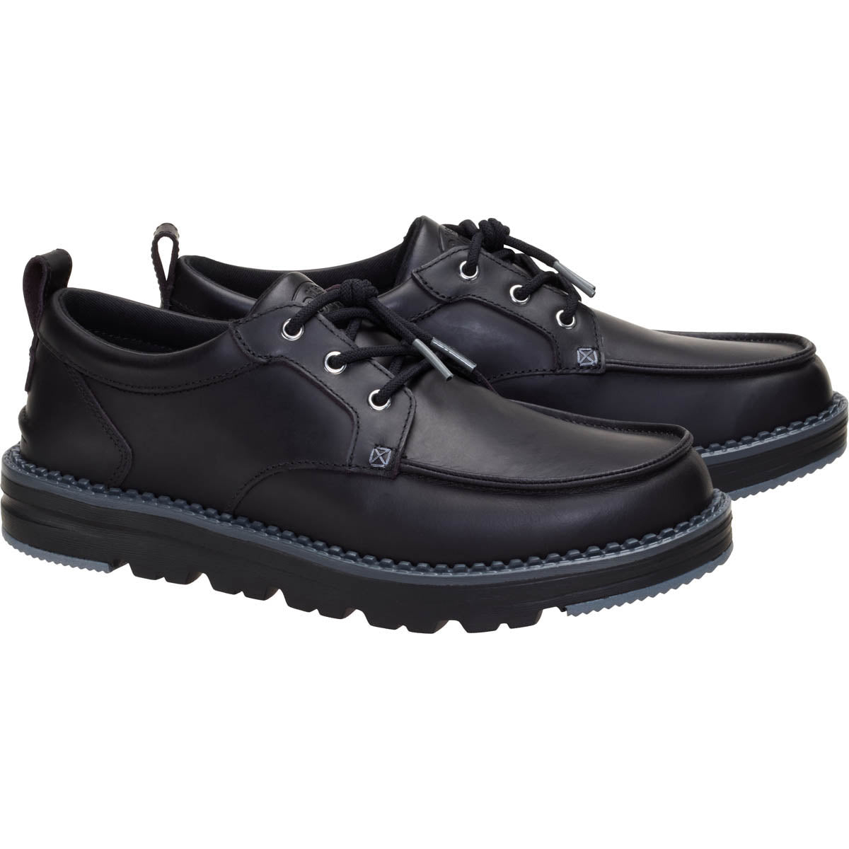 Flint Moc Leather Herren - Black/Poppy Seed
