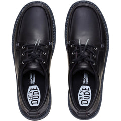 Flint Moc Leather Herren - Black/Poppy Seed