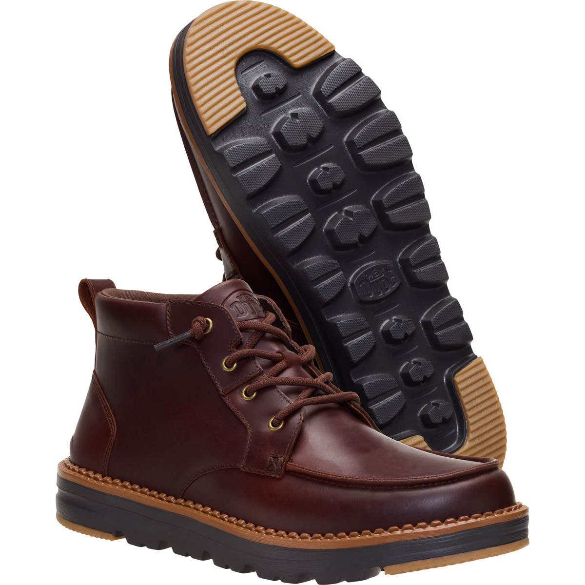 Flint Boot Leather Herren - Argan Oil/Chocolate Torte