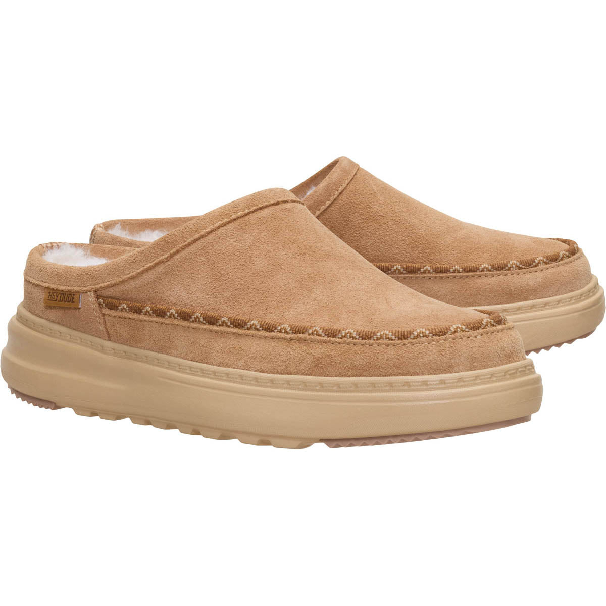 Remi Toastee Clog Suede Damen - Tan