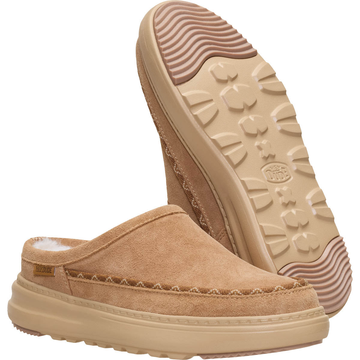 Remi Toastee Clog Suede Damen - Tan